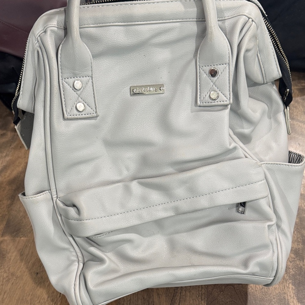 Elegant Gray Diaper backpack